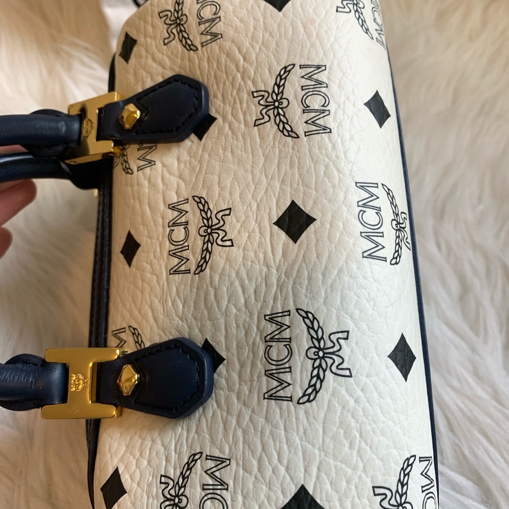 RARE MCM Swarovzki 2 way boston - Nano - Picture 7 of 16